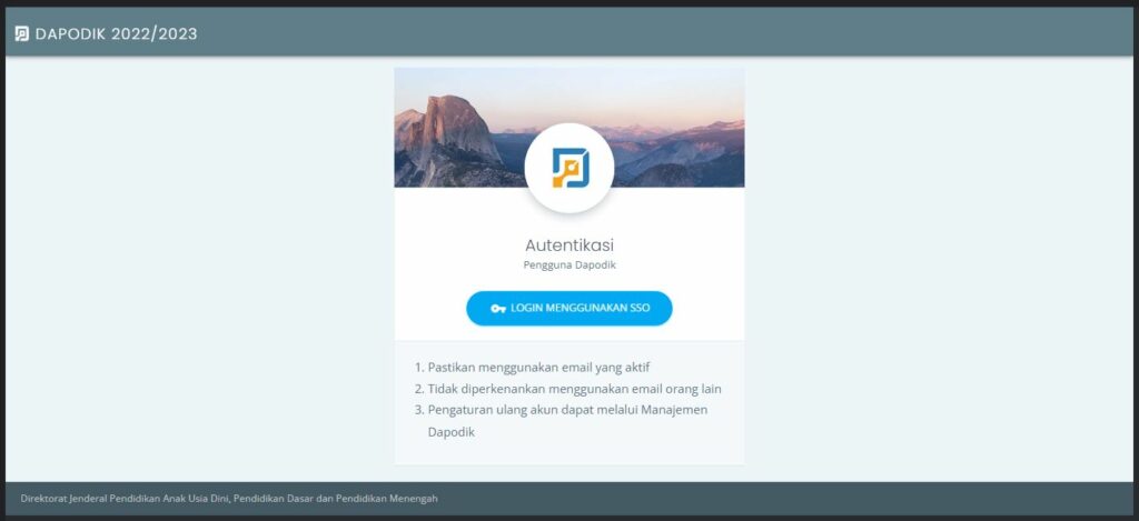 Autentikasi Login Menggunakan Sso Di Info Gtk