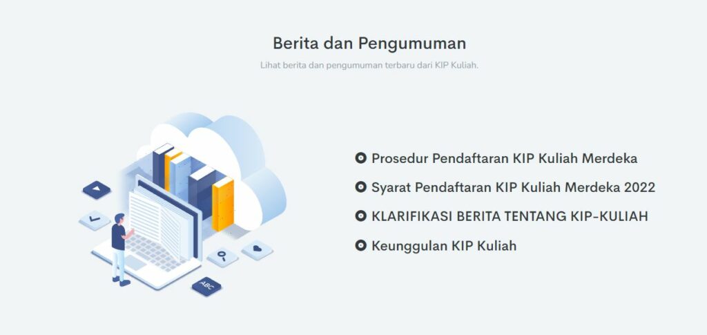 Bagian Berita Dan Pengumuman Untuk Update Info Terbaru Seputar Kip Kuliah