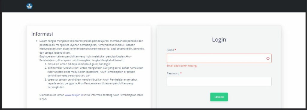 Cara Login Sso Kemdikbud Untuk Masuk Ke Verval Ptk