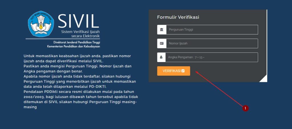 Cara Verifikasi Ijazah Elektronik Lewat Situs Online