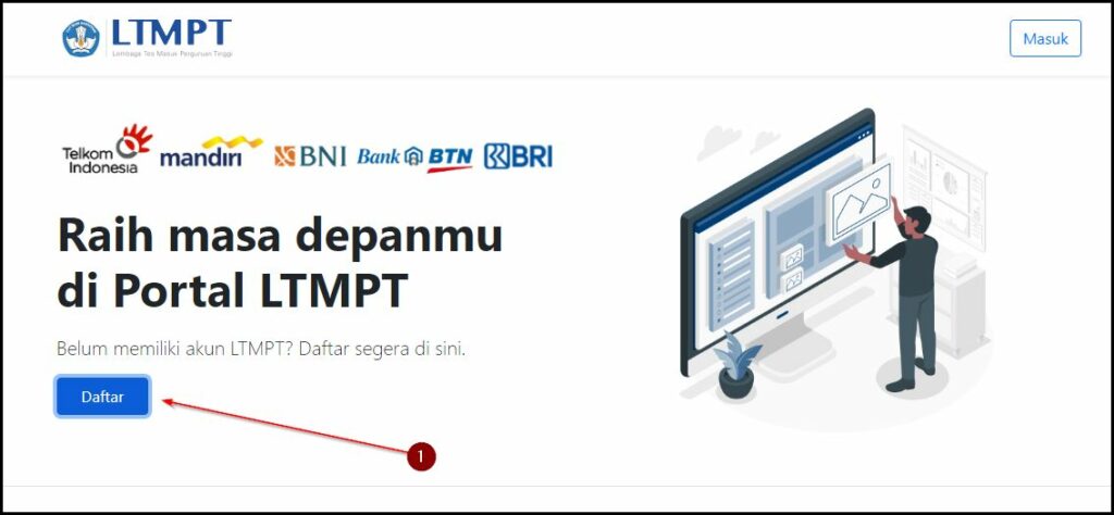 Cara Daftar Akun Ltmpt Pada Saat Dibuka Kembali