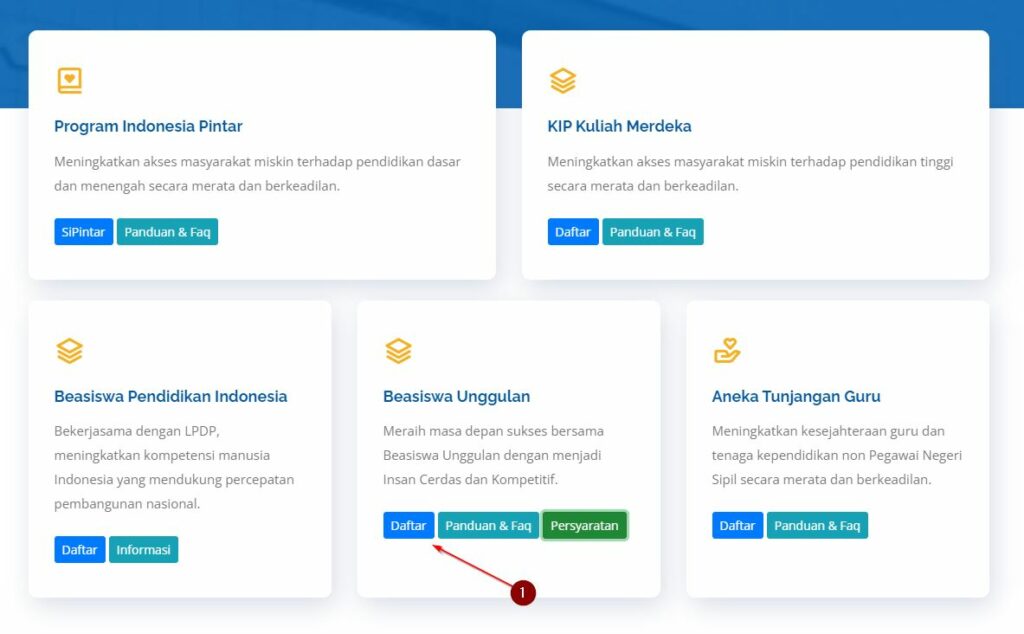 Daftar Program Beasiswa Unggulan Kemdikbud