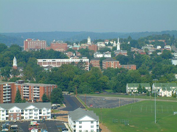 Athens is a city and the county seat of Athens County, Ohio, United States. The population was 23,849 at the 2020 census.  Located along the Hocking River within Appalachian Ohio about 65 miles (105 km) southeast of Columbus, Athens is best known as the home of Ohio University, a large public research university with an undergraduate and graduate enrollment of more than 21,000 students. It is the principal city of the Athens micropolitan area.