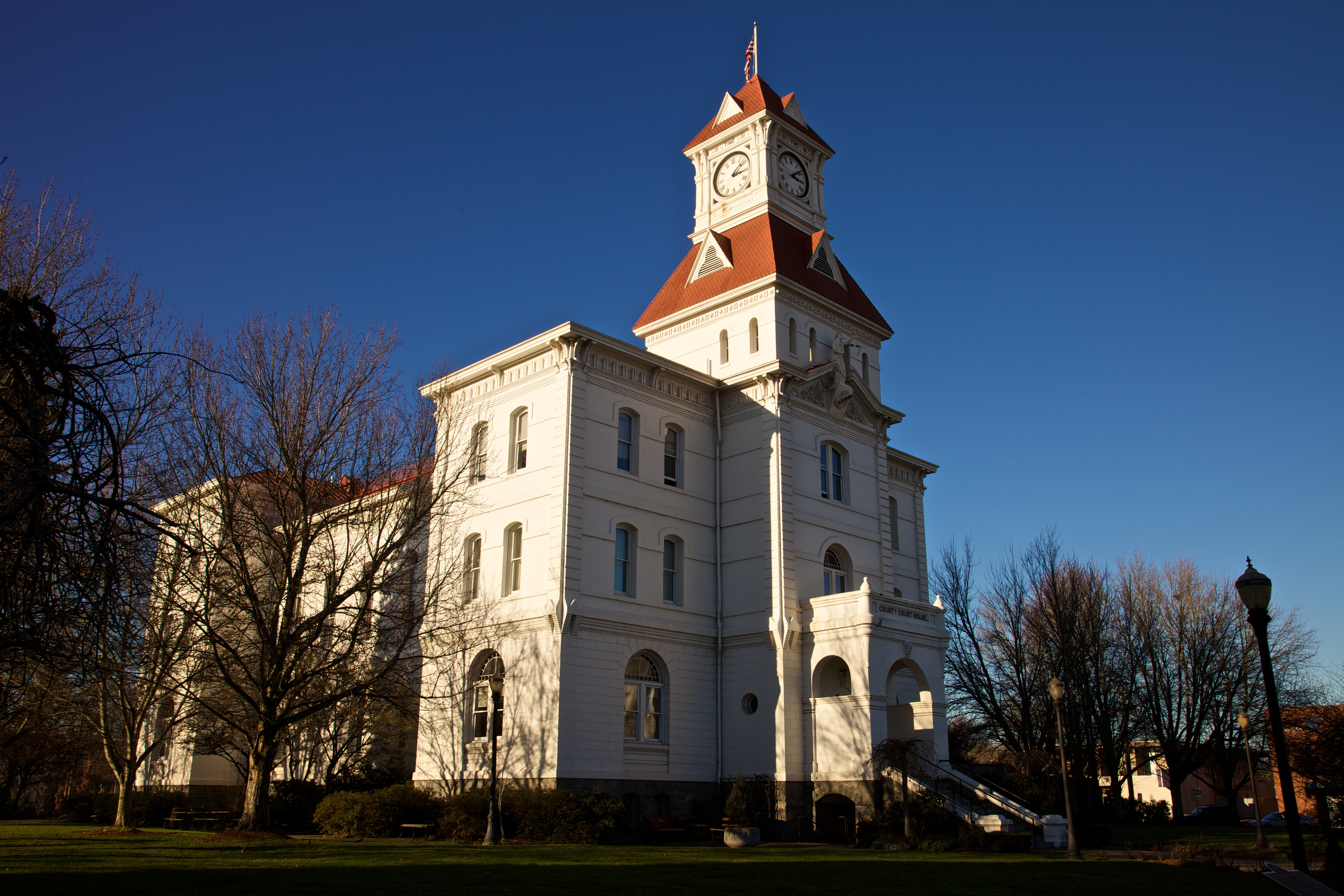 Corvallis ( kor-VAL-iss) is a city and the seat of government of Benton County in central western Oregon, United States. It is the principal city of the Corvallis, Oregon Metropolitan Statistical Area, which encompasses all of Benton County. As of the 2020 United States Census, the population was 59,922, making it the 10th most populous city in Oregon. Corvallis is the location of Oregon State University and Good Samaritan Regional Medical Center. Corvallis is the westernmost city in the contiguous 48 states with a population larger than 50,000.

