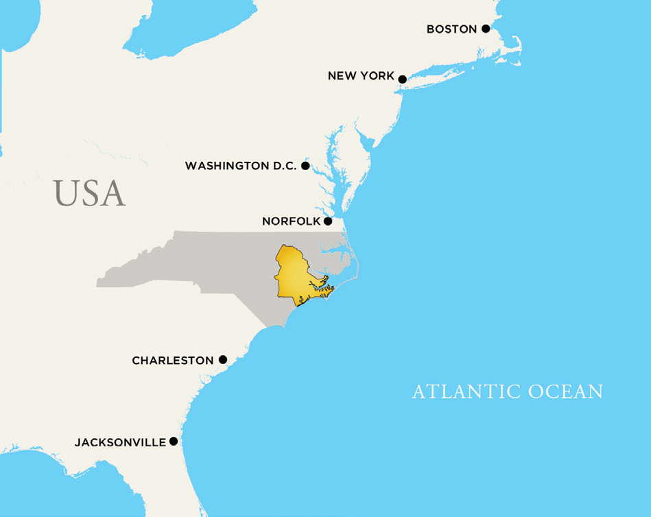 Eastern North Carolina (sometimes abbreviated as ENC) is the region encompassing the eastern tier of North Carolina, United States. It is known geographically as the state's Coastal Plain region. Primary subregions of Eastern North Carolina include the Sandhills, the Lower Cape Fear (Wilmington Area), the Crystal Coast, the Inner Banks and the Outer Banks. It is composed of the 41 most eastern counties in the state. Cities include Greenville, Jacksonville, Wilmington, Rocky Mount and North Carolina's first capital New Bern.
In 1993, the State Legislature established seven regional economic development organizations and three of these serve eastern North Carolina - Northeast North Carolina Commission (covering 16 counties), North Carolina East Alliance (representing 13 counties surrounding North Carolina's Global TransPark), and North Carolina's Southeast Commission (assisting 11 counties).
New transitions are being made in the geography of the economic sectors.  Economic Development Commissions are transforming, such as North Carolina's Eastern Region Commission's transition into North Carolina East Alliance. Different EDC's have different ways to increase prosperity in the area.  NCEA's first focus is to improve the talent pipeline to create a more comprehensive local workforce.  Shoop, the Commissioner for Washington's EDC stated "In a private setting, they would be able to access different funds for additional economic projects or initiatives in the county."Located east of the Piedmont and west of the Atlantic Ocean, Eastern North Carolina contains very few major urban centers. Greenville is close to the region's geographic center. Fayetteville is the largest city in the region, followed by Wilmington and Greenville.