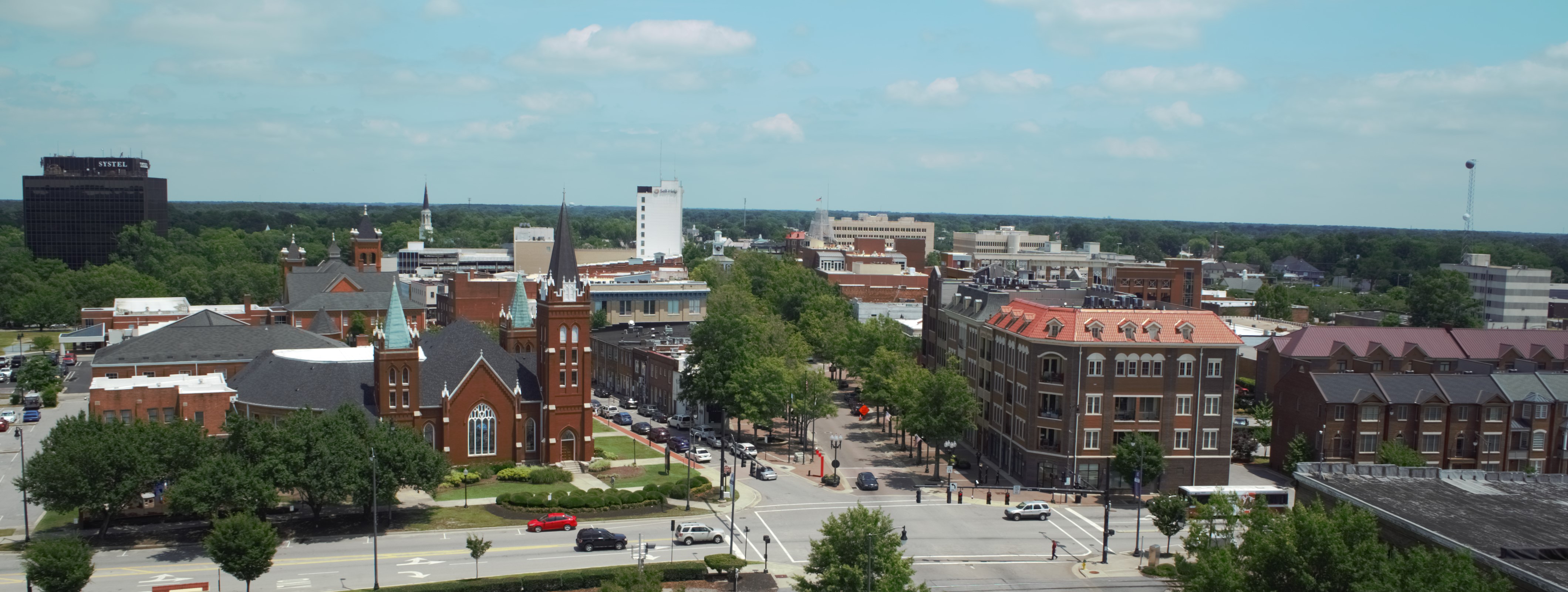 Fayetteville () is a city in and the county seat of Cumberland County, North Carolina, United States. It is best known as the home of Fort Liberty, a major U.S. Army installation northwest of the city.
Fayetteville has received the All-America City Award from the National Civic League three times. As of the 2020 census, it had a population of 208,501, It is the 6th-most populous city in North Carolina. Fayetteville is in the Sandhills in the western part of the Coastal Plain region, on the Cape Fear River.
With a population in 2020 of 529,252 people, the Fayetteville metropolitan area is the largest in southeastern North Carolina and the fifth-largest in the state. Suburban areas of metro Fayetteville include Fort Liberty, Hope Mills, Spring Lake, Raeford, Pope Field, Rockfish, Stedman, and Eastover.