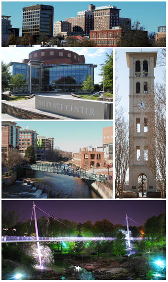 Greenville ( GREEN-vil; locally  GREEN-vəl) is a city in and the county seat of Greenville County, South Carolina, United States. With a population of 70,720 at the 2020 census, it is the 6th-most populous city in the state. Greenville is located approximately halfway between Atlanta, Georgia, and Charlotte, North Carolina, along Interstate 85. Its metropolitan area also includes Interstates 185 and 385. Greenville is the anchor city of the Upstate, a combined statistical area with a population of 1,487,610 at the 2020 census. Greenville was the fourth fastest-growing city in the United States between 2015 and 2016, according to the U.S. Census Bureau.Greenville is the center of Upstate South Carolina, creating one of the largest urban centers in the Deep South. Numerous large companies are located within the city, such as Michelin, Prisma Health, Bon Secours, and Duke Energy. Greenville County Schools is another large employer and is the largest school district in South Carolina. The city continues to expand rapidly into the 2020s as is evident from rapid population, economic, and developmental growth.