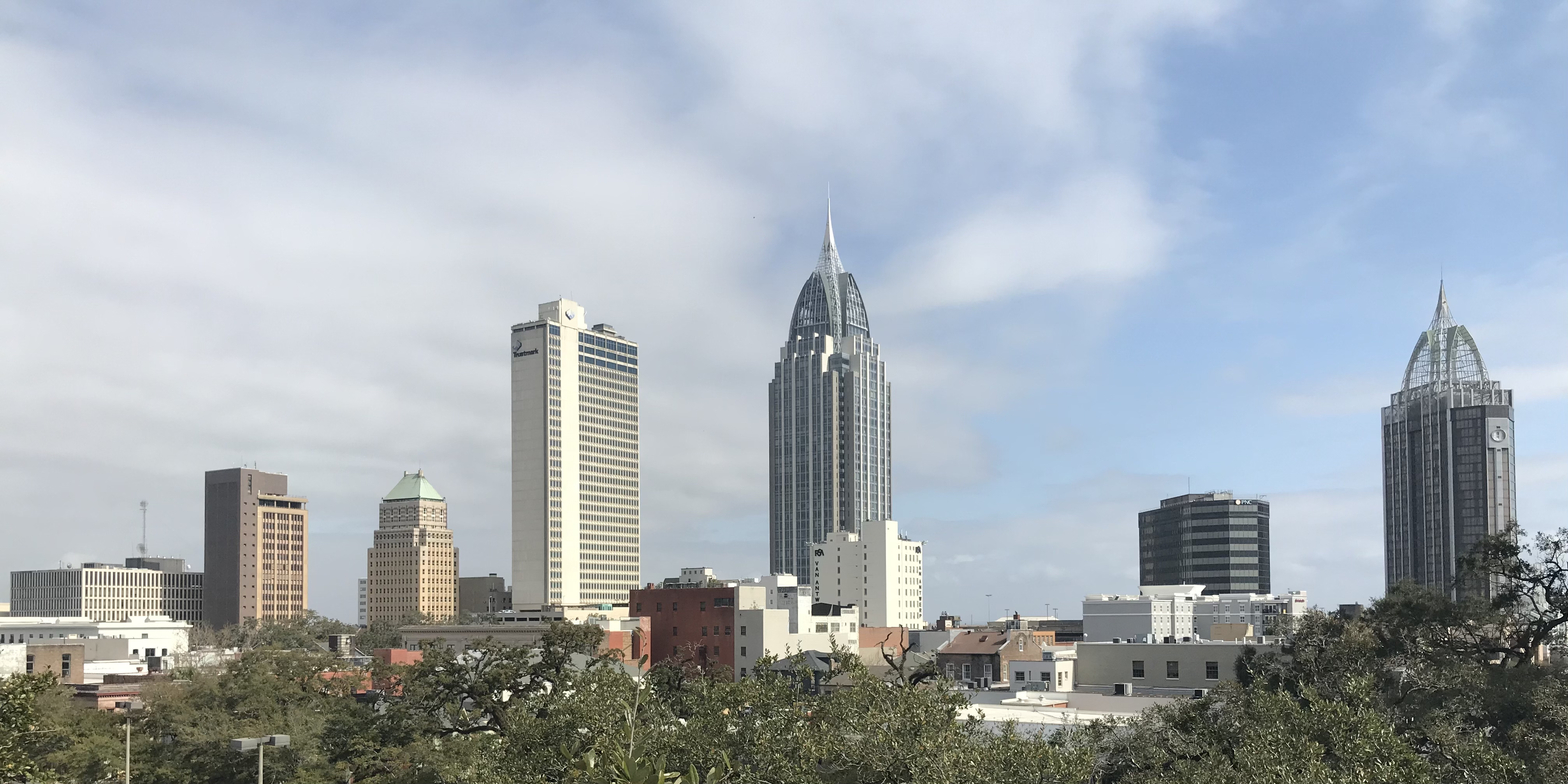 Mobile ( moh-BEEL, French: [mɔbil] ) is a city and the county seat of Mobile County, Alabama, United States. The population within the city limits was 187,041 at the 2020 census, down from 195,111 at the 2010 census. After a successful vote to annex areas west of the city limits in July 2023, Mobile's population increased to 204,689 residents. It is now the second-most-populous city in Alabama, after Huntsville.Alabama's only saltwater port, Mobile is located on the Mobile River at the head of Mobile Bay on the north-central Gulf Coast. The Port of Mobile has always played a key role in the economic health of the city, beginning with the settlement as an important trading center between the French colonists and Native Americans, down to its current role as the 12th-largest port in the United States.Mobile is the principal municipality of the Mobile metropolitan area. This region of 430,197 residents is composed of Mobile and Washington counties; it is the third-largest metropolitan statistical area in the state. Mobile is the largest city in the Mobile–Daphne−Fairhope Combined Statistical Area, with a total population of 661,964, the second largest such area fully in the state.Mobile was founded in 1702 by the French as the first capital of Louisiana. During its first 100 years, Mobile was a colony of France, then Great Britain, and lastly Spain. Mobile became a part of the United States in 1813, with the annexation by President James Madison of West Florida from Spain.During the American Civil War, the city surrendered to Federal forces on April 12, 1865, after Union victories at two forts protecting the city. This, along with the news of Johnston's surrender negotiations with Sherman, led General Richard Taylor to seek a meeting with his Union counterpart, Maj. Gen. Edward R. S. Canby. The two generals met several miles north of Mobile on May 2. After agreeing to a 48-hour truce, the generals enjoyed an al fresco luncheon of food, drink, and lively music. Canby offered Taylor the same terms agreed upon between Lee and Grant at Appomattox. Taylor accepted the terms and surrendered his command on May 4 at Citronelle, Alabama.Considered one of the Gulf Coast's cultural centers, Mobile has several art museums, a symphony orchestra, professional opera, professional ballet company, and a large concentration of historic architecture. Mobile is known for having the oldest organized Carnival or Mardi Gras celebrations in the United States. Alabama's French Creole population celebrated this festival from the first decade of the 18th century. Beginning in 1830, Mobile was host to the first formally organized Carnival mystic society to celebrate with a parade in the United States. (In New Orleans, such a group is called a krewe.)
