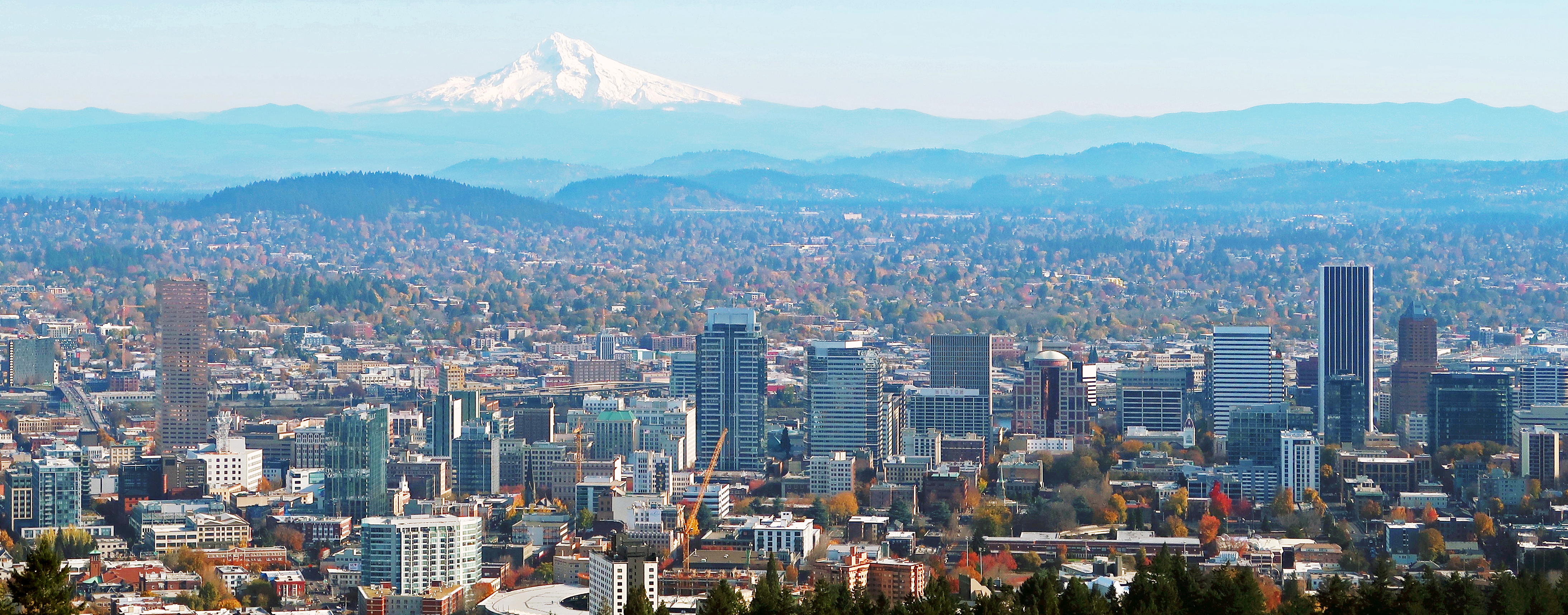 Portland ( PORT-lənd) is a port city in the Pacific Northwest and the most populous city in the U.S. state of Oregon. Situated in the northwestern area of the state at the confluence of the Willamette and Columbia rivers, Portland is the county seat of Multnomah County, the most populous county in Oregon. As of 2020, Portland had a population of 652,503, making it the 26th-most populated city in the United States, the sixth-most populous on the West Coast, and the second-most populous in the Pacific Northwest, after Seattle. Approximately 2.5 million people live in the Portland–Vancouver–Hillsboro, OR–WA metropolitan statistical area, making it the 25th most populous in the United States. About half of Oregon's population resides within the Portland metropolitan area.Named after Portland, Maine, which is itself named after the English Isle of Portland, the Oregon settlement began to be populated in the 1840s, near the end of the Oregon Trail. Its water access provided convenient transportation of goods, and the timber industry was a major force in the city's early economy. At the turn of the 20th century, the city had a reputation as one of the most dangerous port cities in the world, a hub for organized crime and racketeering. After the city's economy experienced an industrial boom during World War II, its hard-edged reputation began to dissipate. Beginning in the 1960s, Portland became noted for its growing liberal and progressive political values, earning it a reputation as a bastion of counterculture.The city operates with a commission-based government, guided by a mayor and four commissioners, as well as Metro, the only directly elected metropolitan planning organization in the United States. Its climate is marked by warm, dry summers and cool, rainy winters. This climate is ideal for growing roses, and Portland has been called the "City of Roses" for over a century.