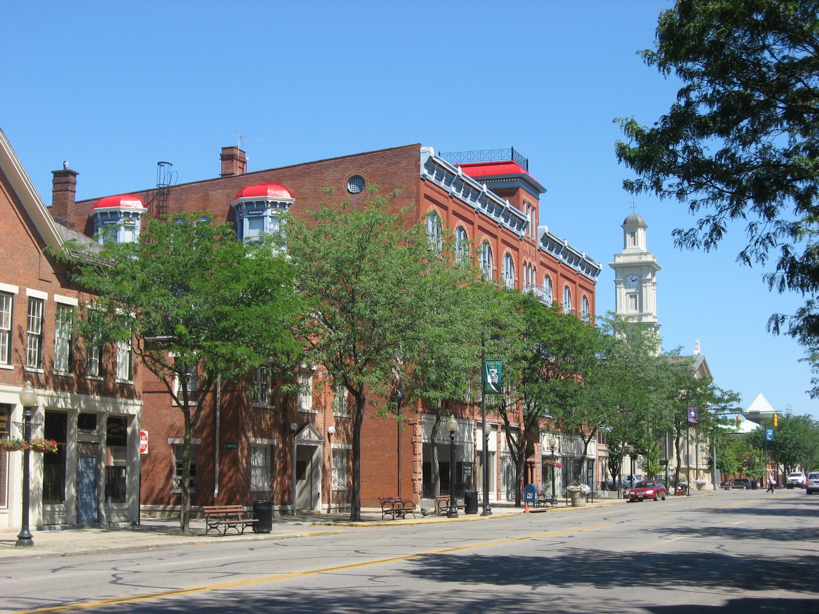 Chillicothe ( CHIL-ih-KOTH-ee) is a city in and the county seat of Ross County, Ohio, United States. Located along the Scioto River 45 miles (72 km) south of Columbus, Chillicothe was the first and third capital of Ohio. It is the only city in Ross County and is the center of the Chillicothe micropolitan area. The population was 22,059 at the 2020 census. Chillicothe is a designated Tree City USA by the National Arbor Day Foundation.