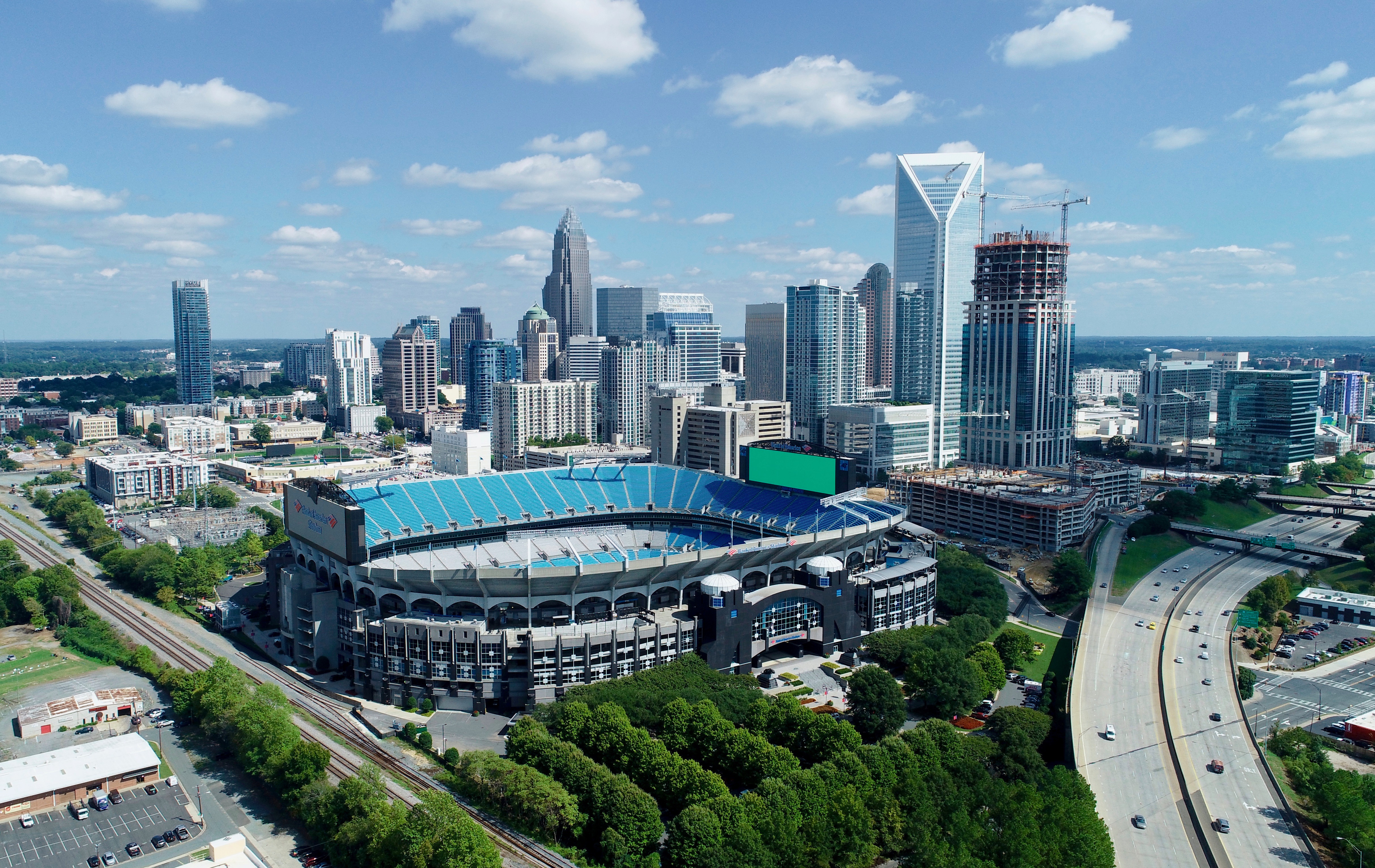 Charlotte ( SHAHR-luht) is the most populous city in the U.S. state of North Carolina. Located in the Piedmont region, it is the county seat of Mecklenburg County. The population was 874,579 at the 2020 census, making Charlotte the 15th-most populous city in the United States, the seventh-most populous city in the South, and the second-most populous city in the Southeast behind Jacksonville, Florida. The city is the cultural, economic, and transportation center of the Charlotte metropolitan area, whose 2020 population of 2,660,329 ranked 22nd in the United States. Metrolina is part of a sixteen-county market region or combined statistical area with a 2020 population of 2,822,352.Between 2004 and 2014, Charlotte was ranked as the country's fastest-growing metro area, with 888,000 new residents. Based on U.S. census data from 2005 to 2015, Charlotte tops the U.S. in millennial population growth. It is the third-fastest-growing major city in the United States. Residents are referred to as "Charlotteans".Charlotte is home to the corporate headquarters of Bank of America, Truist Financial, and the East Coast headquarters of Wells Fargo, which along with other financial institutions has made it the second-largest banking center in the United States.Charlotte's notable attractions include three professional sports teams, the Carolina Panthers of the NFL, the Charlotte Hornets of the NBA, and Charlotte FC of MLS. The city is also home to the NASCAR Hall of Fame, Opera Carolina, the Charlotte Symphony, the Charlotte Ballet, Children's Theatre of Charlotte, Mint Museum, Harvey B. Gantt Center, Bechtler Museum of Modern Art, the Billy Graham Library, Levine Museum of the New South, Charlotte Museum of History, Carowinds amusement park, and the U.S. National Whitewater Center.Charlotte has a humid subtropical climate. It is located several miles east of the Catawba River and southeast of Lake Norman, the largest human-made lake in North Carolina. Lake Wylie and Mountain Island Lake are two smaller human-made lakes located near the city.