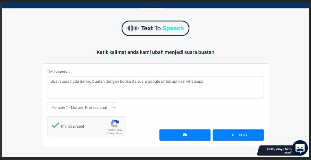 Situs Botika Untuk Buat Suara Google Wanita Indonesia Terbaik