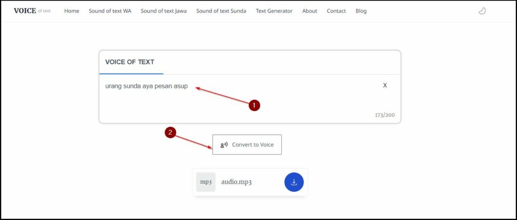 Ubah Teks Ke Suara Di Voice Of Text